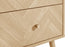 Herringford 2 Drawer Bedside Oak